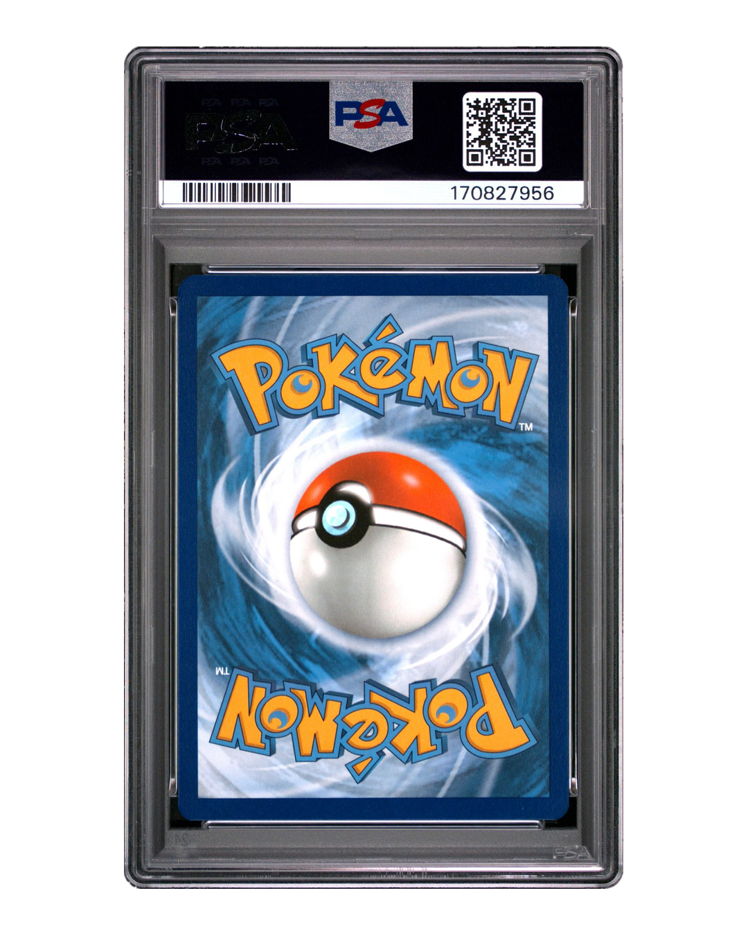 PSA 10 Gem Mint Mimikyu SVP 075 Paldean Fates ETB Promo graded slab, cert 170827956, back
