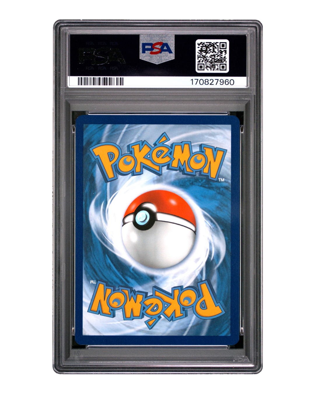 PSA 9 Mint Galarian Zapdos SWSH283 Crown Zenith Tin Promo graded slab, cert 170827960, back