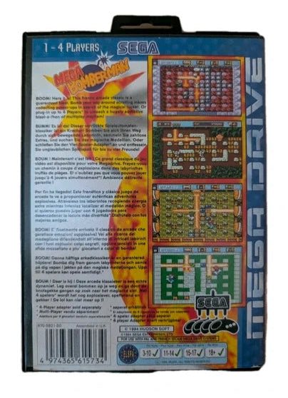 Mega Bomberman (Mega Drive PAL) | Boxed Game | No Manual