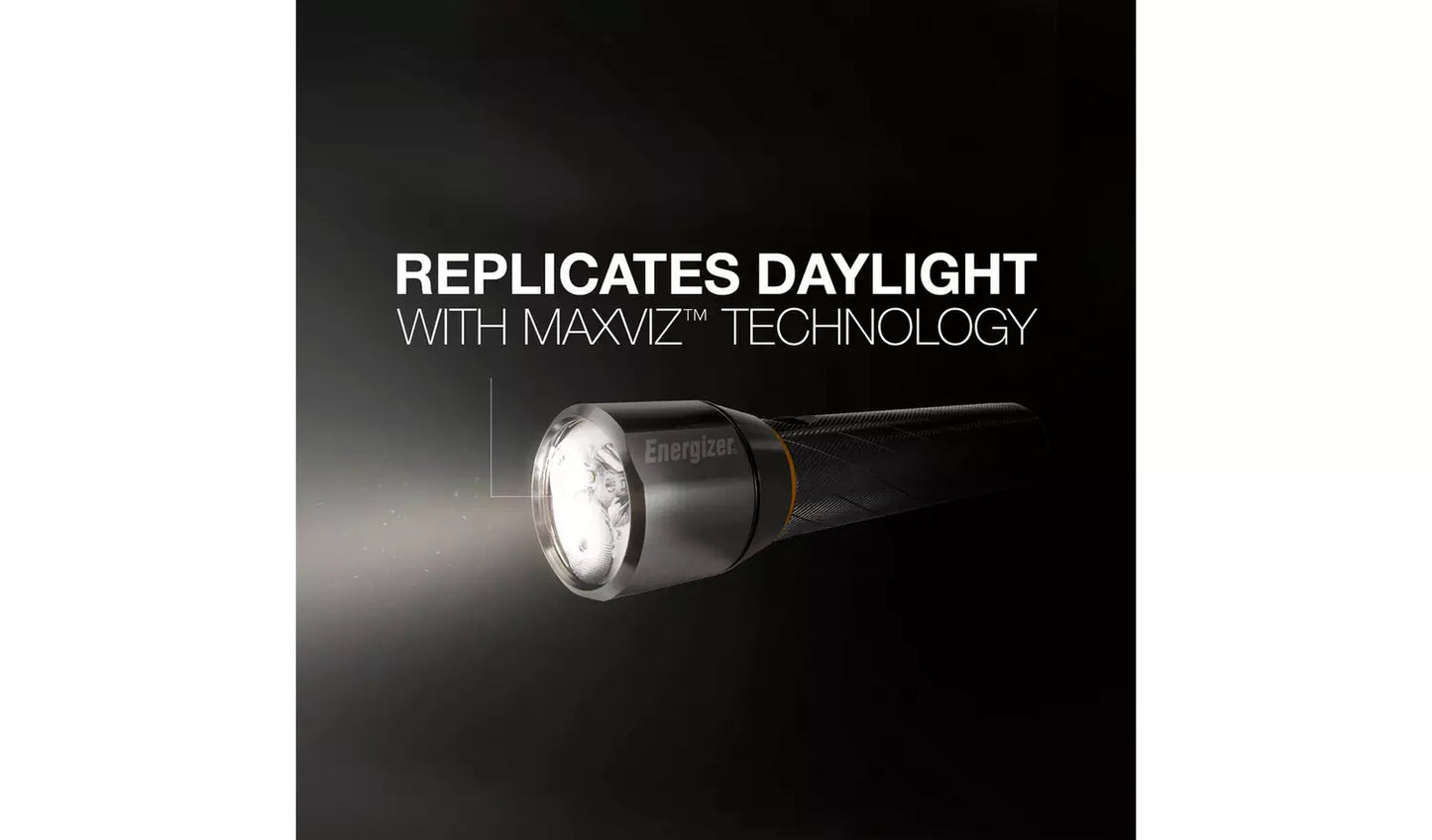 Energizer Vision HD Metal Torch | 1500 Lumens | Batteries Included