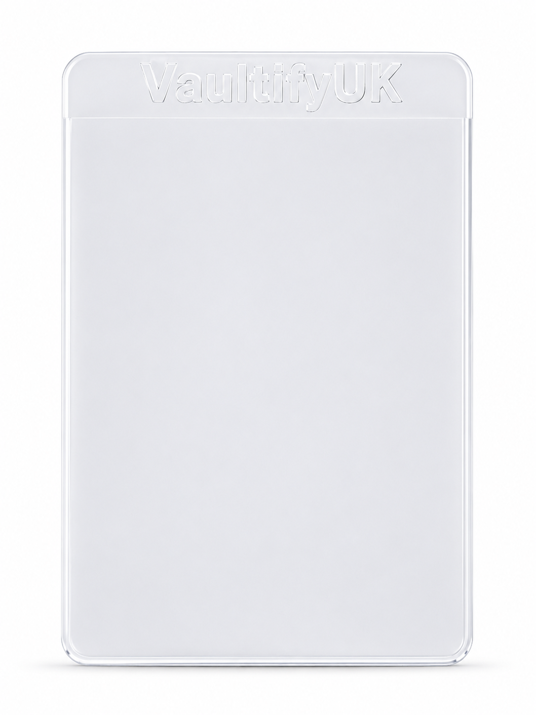 VaultifyUK Shield | Premium Semi-Rigid Holders | Standard Size (25 Pack)