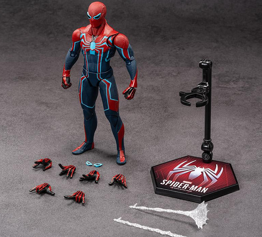 ZD Toys Spider-Man action figure with interchangeable hands and display accessories
