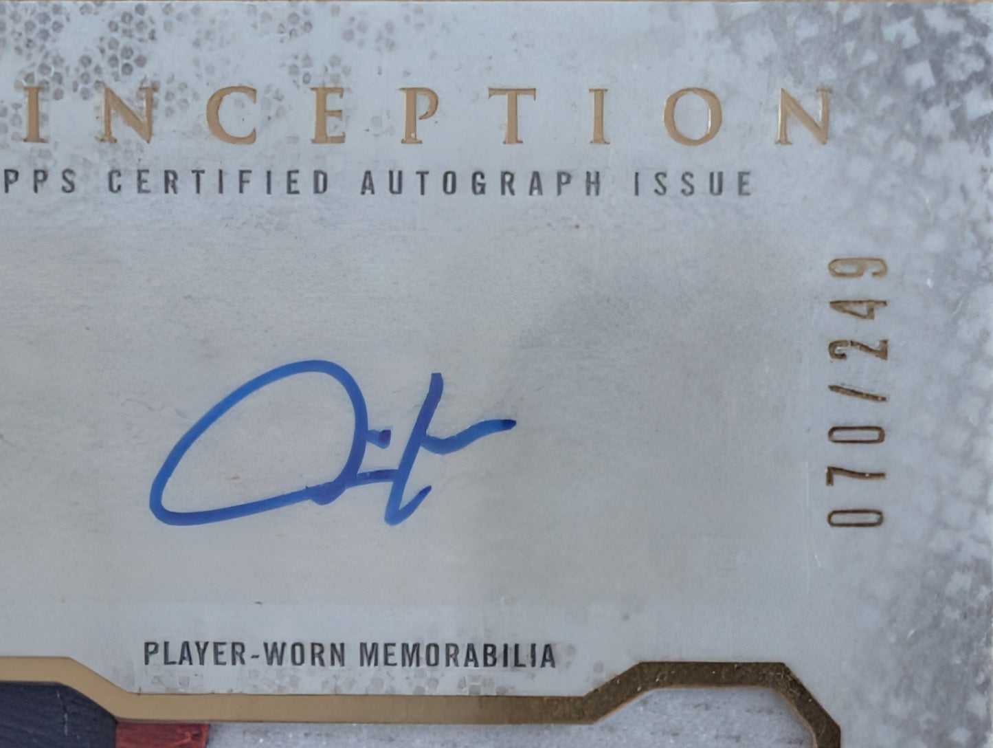 Alfonso Rivas Auto Relic /249 | 2022 Topps Inception Autograph Patch | Chicago Cubs