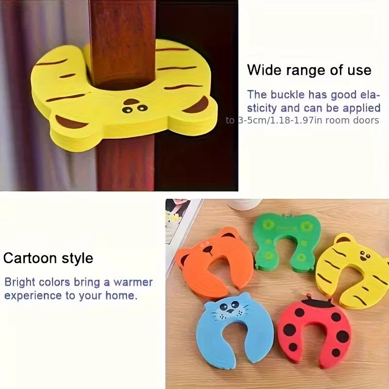 Cute Animal Foam Door Stopper | Child Safety Finger Guard | EVA Door Cushion