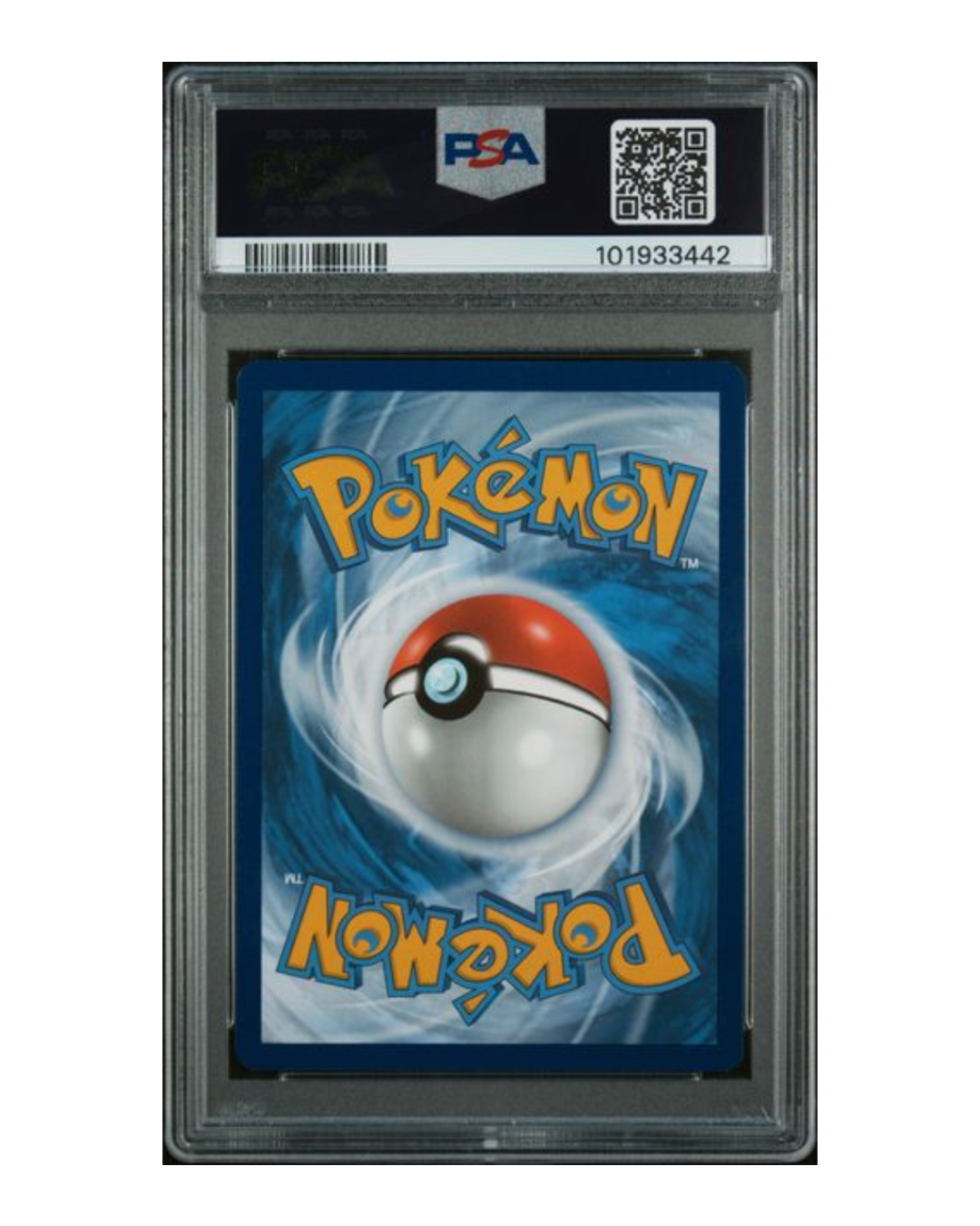 VaultifyUK PSA 10 graded Bill's Transfer Pokémon 151 card back view in a protective plastic slab
