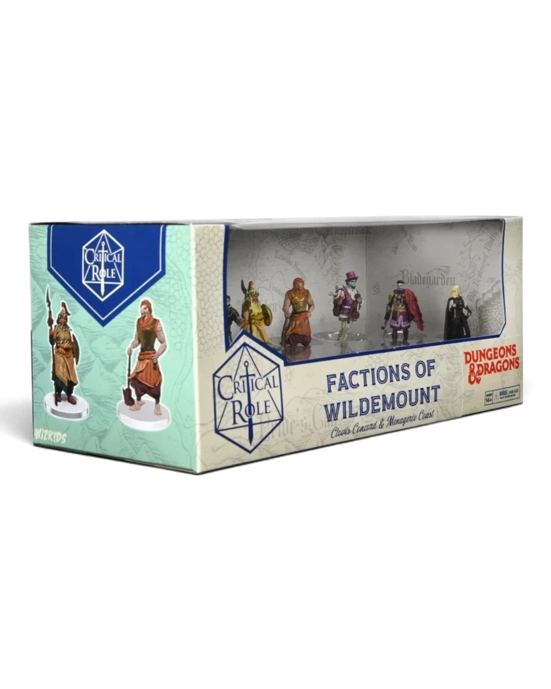 VaultifyUK Critical Role Factions of Wildemount pre-painted miniature set in a window display box