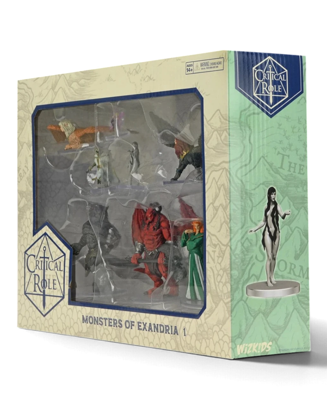 VaultifyUK Critical Role Monsters of Exandria set 1 featuring eight pre-painted fantasy tabletop miniatures