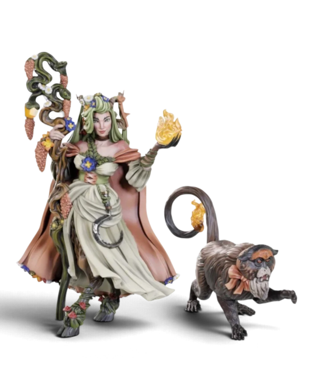 VaultifyUK Critical Role Fearne Calloway and Mister painted miniatures featuring detailed fantasy character figures