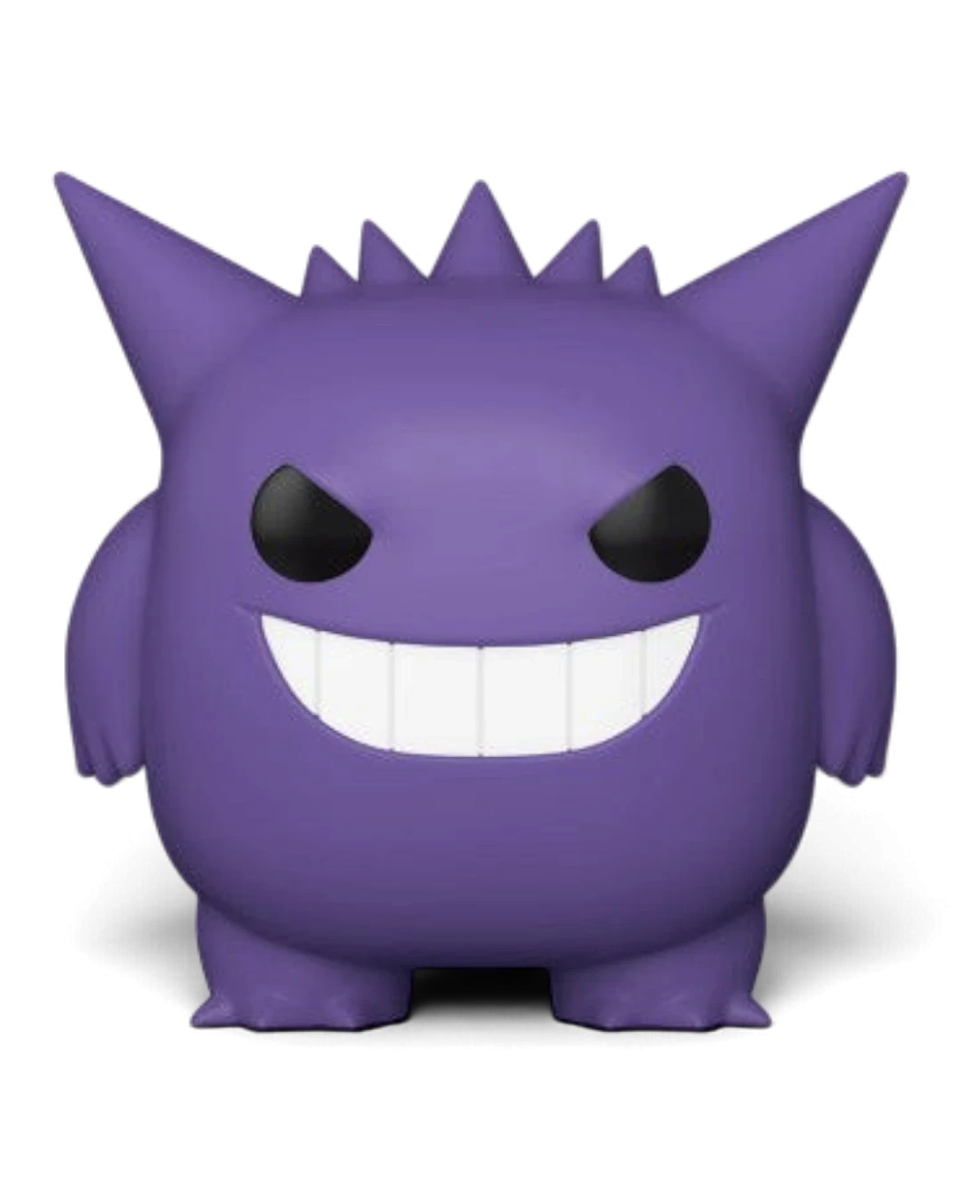 VaultifyUK Pokémon Gengar Funko Pop vinyl figure featuring a purple spiked body and a wide toothy grin