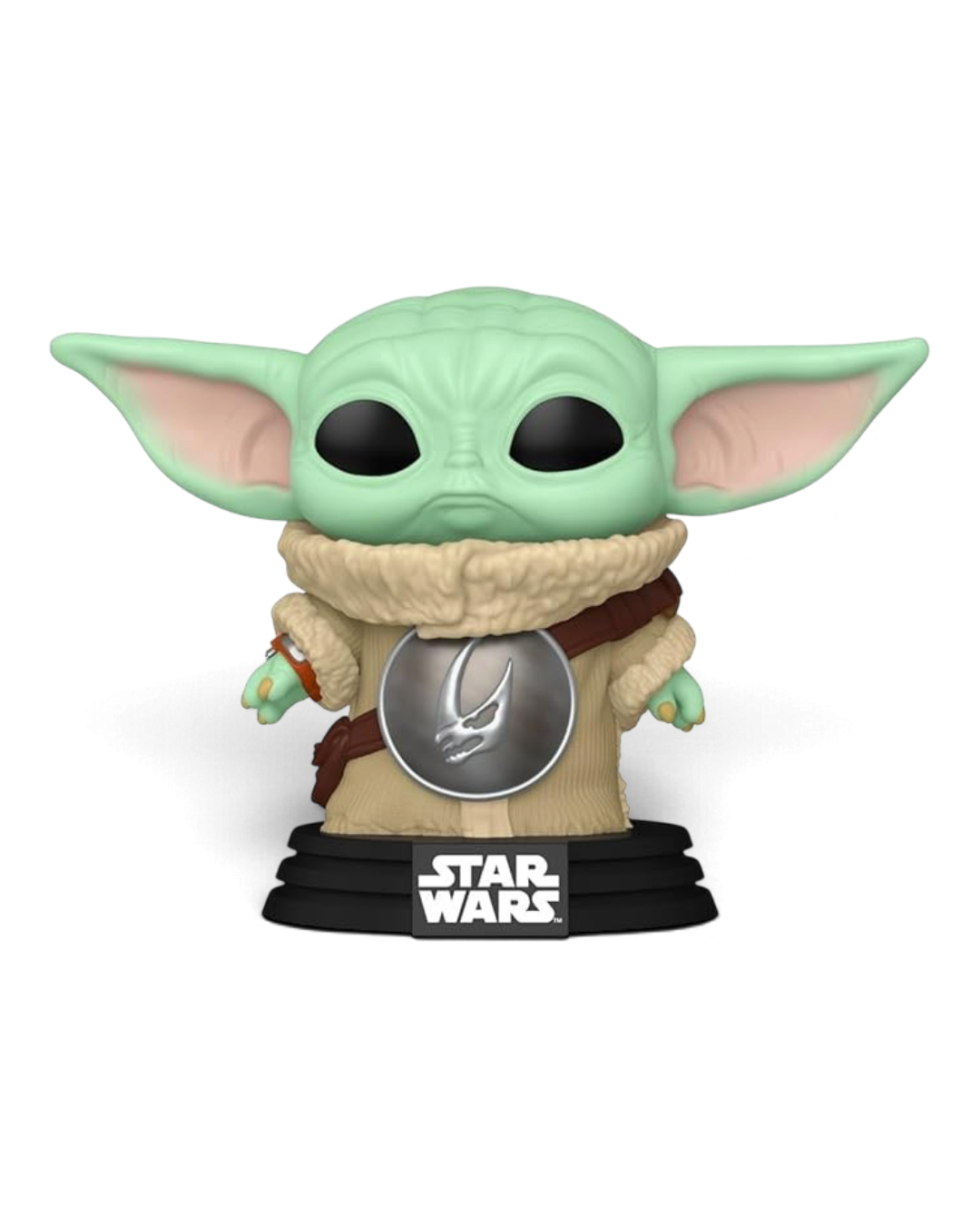 Funko Pop! #819 Grogu with Mudhorn crest, The Mandalorian and Grogu, front view