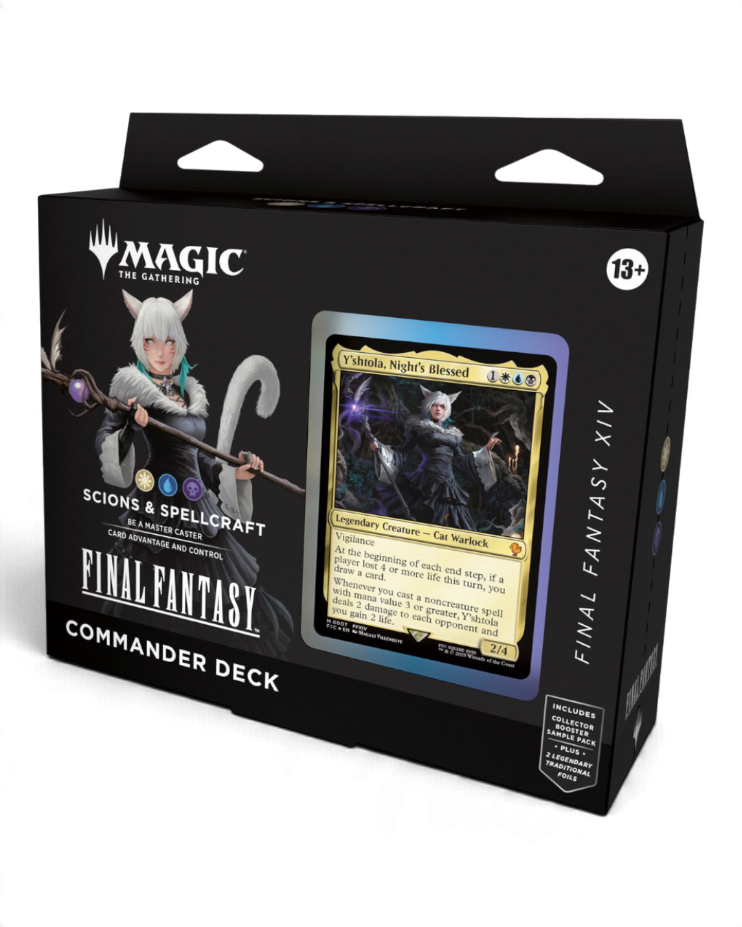 VaultifyUK Magic: The Gathering Final Fantasy Scions & Spellcraft Commander deck box featuring Y'shtola artwork.