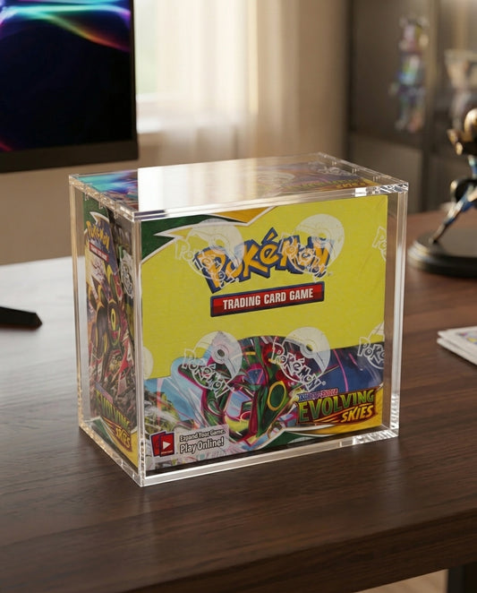 VaultifyUK Showcase | Booster Box Display Case | 8mm + 5mm Acrylic