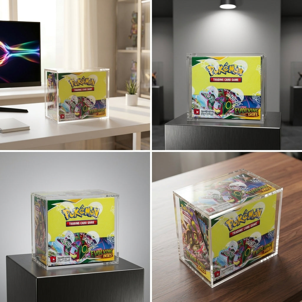 VaultifyUK Showcase | Booster Box Display Case | 8mm + 5mm Acrylic