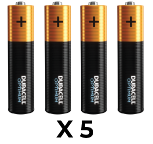 Duracell Optimum AA & AAA Alkaline Batteries | Extra Power | Loose Bundles