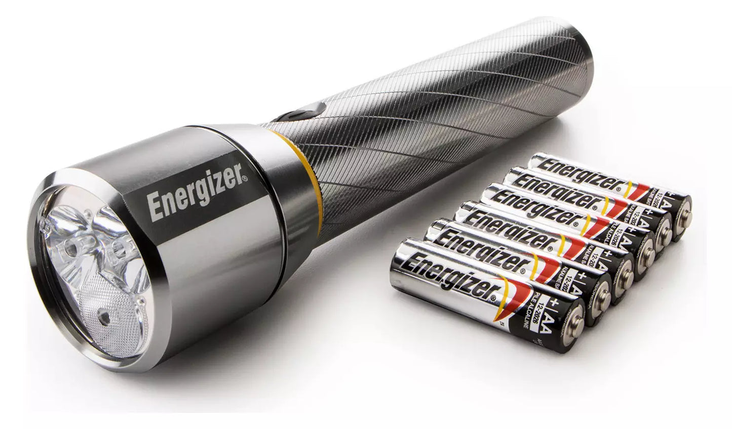 Energizer Vision HD Metal Torch | 1500 Lumens | Batteries Included