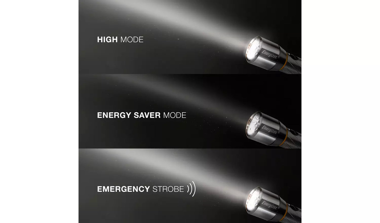 Energizer Vision HD Metal Torch | 1500 Lumens | Batteries Included