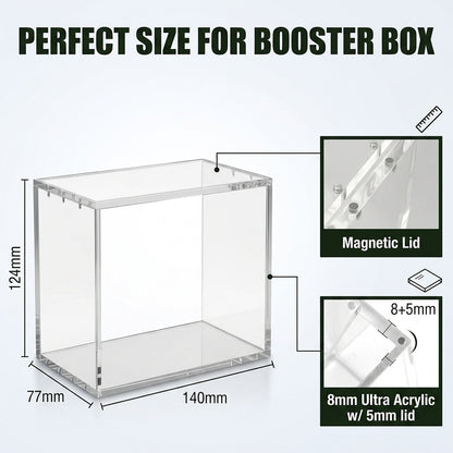 VaultifyUK Showcase | Booster Box Display Case | 8mm + 5mm Acrylic