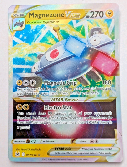 Pokemon TCG - Magnezone Vstar - 057/196 - Lost Origin - Holo Ultra Rare - NM0