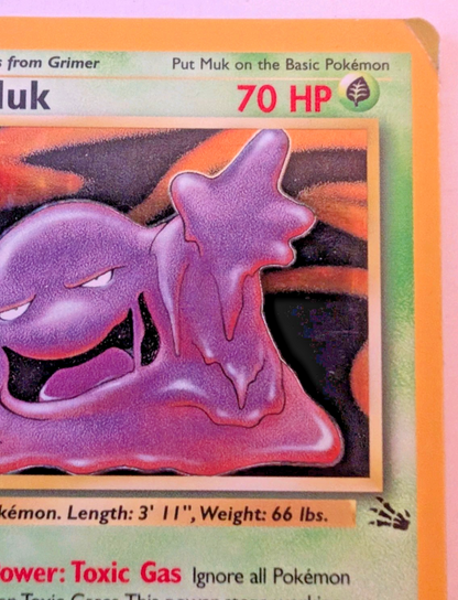 Pokémon TCG - Muk - 13/62 - Fossil - Holo Rare - Unlimited - MP2
