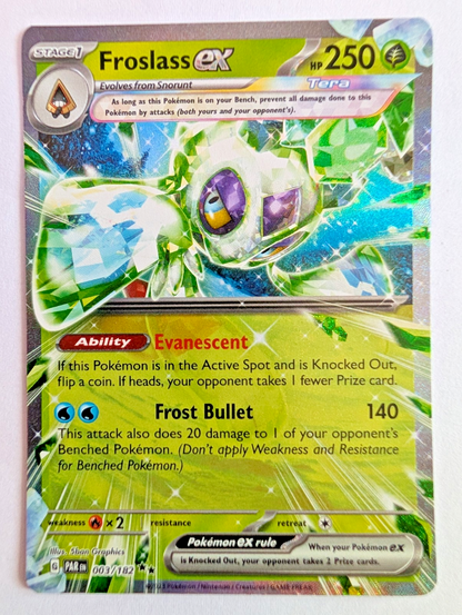 Pokémon TCG | Froslass ex Tera | 003/182 | Paradox Rift | NM0