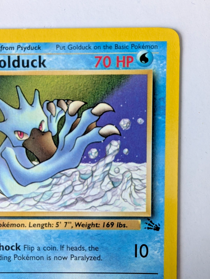 Pokémon TCG - Fossil Evolution Set – Psyduck & Golduck 1999 WOTC Vintage - LP-NM13