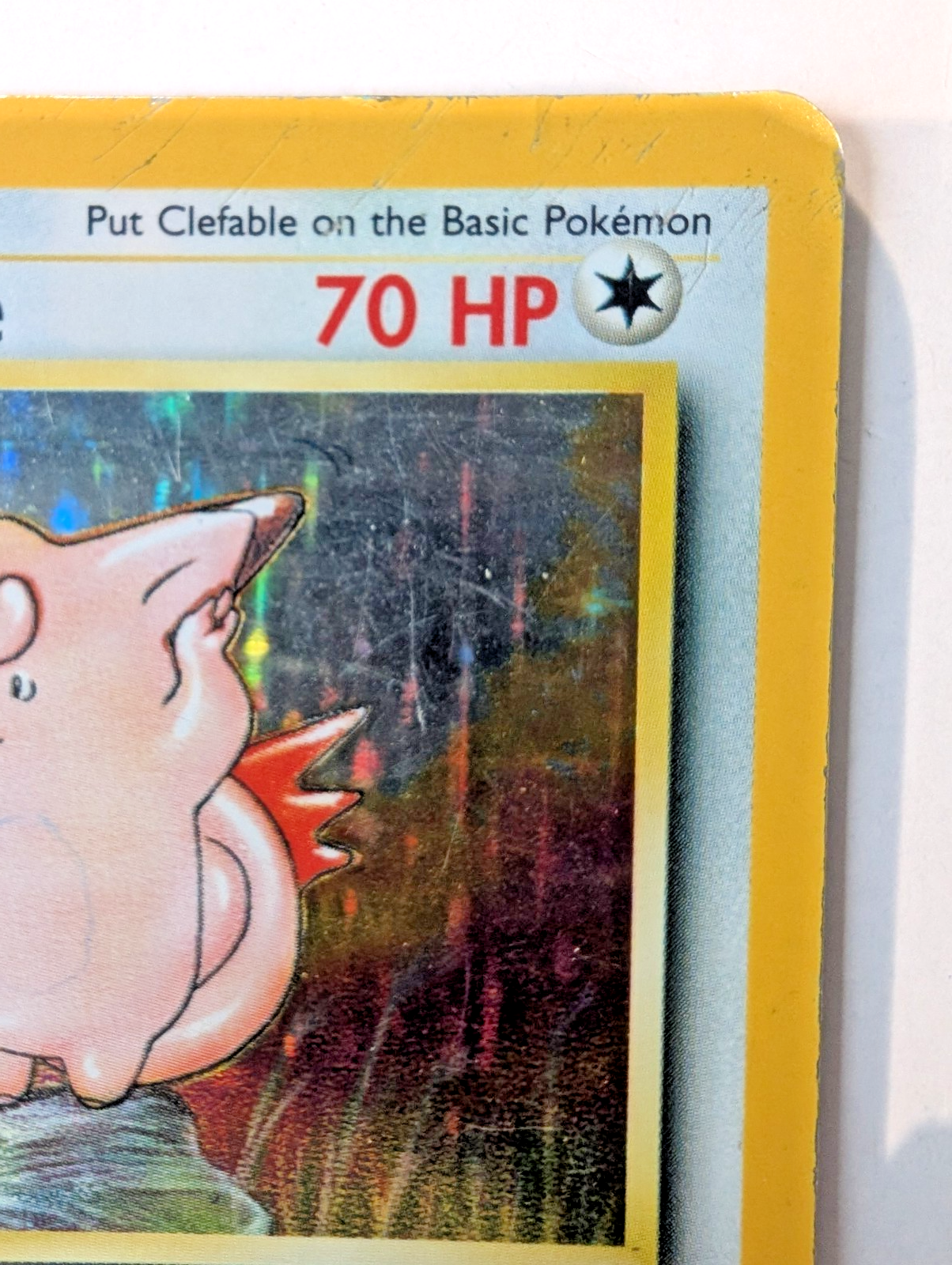 Clefable Pokémon Card 1/64 Jungle Holo Rare, Unlimited, MP Condition5