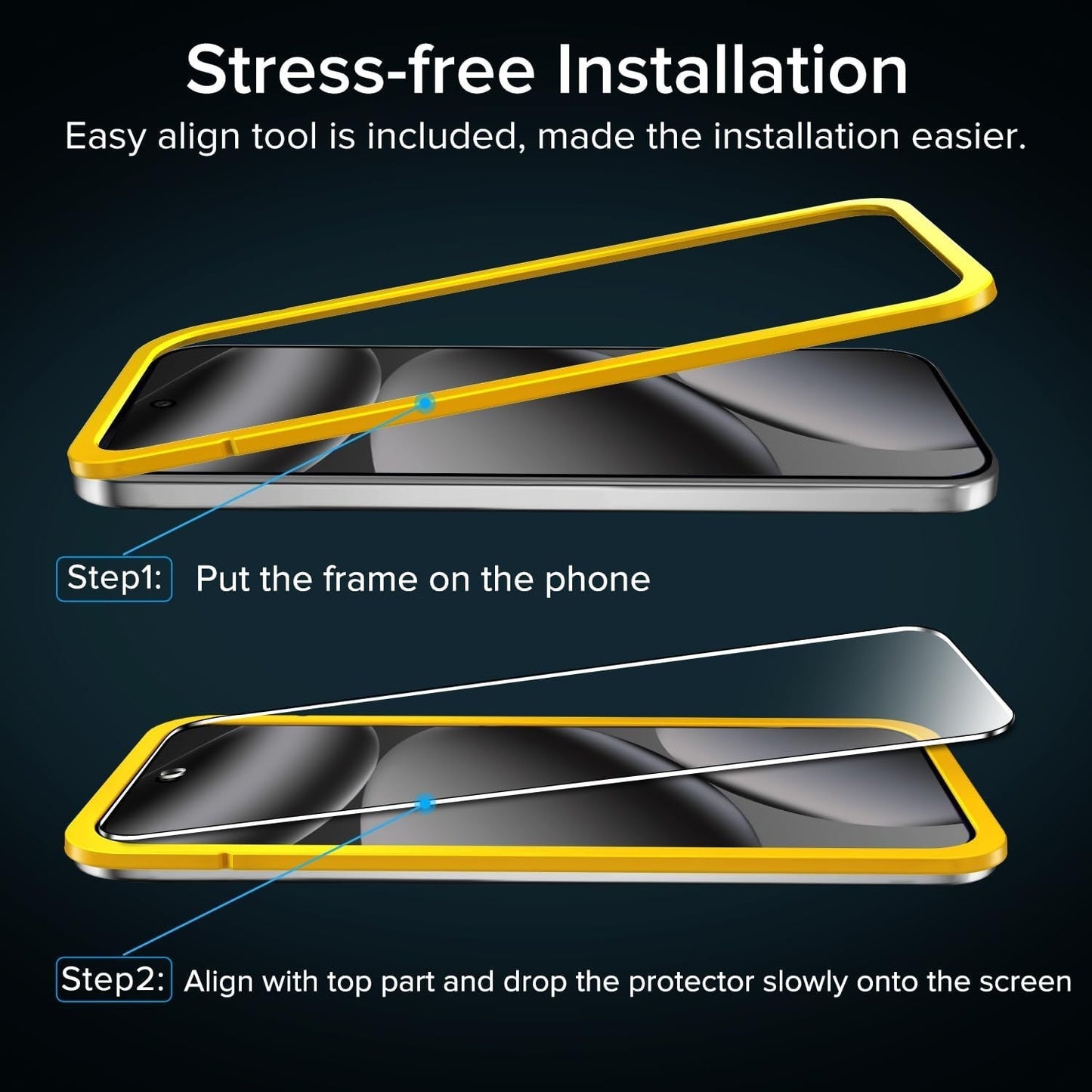 ivoler Screen Protector for Pixel 10/10 Pro/9/9 Pro – 3 Pack Tempered Glass4