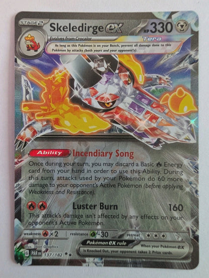 Pokémon TCG | Skeledirge ex Tera | 037/193 | Paldea Evolved | NM0