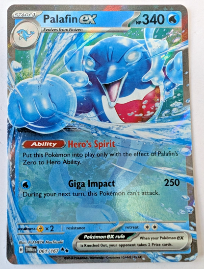 Pokémon TCG - Palafin ex 061/167 - SV06: Twilight Masquerade - NM0