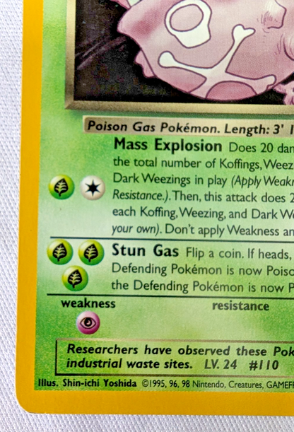 Pokemon TCG - Dark Weezing - 14/82 - Team Rocket - Holo Rare – LP4