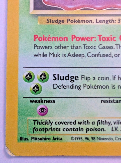 Pokémon TCG - Muk - 13/62 - Fossil - Holo Rare - Unlimited - MP3