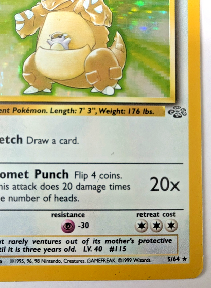 Pokémon TCG - Kangaskhan  - 05/64 - Jungle - Holo Rare - Unlimited - MP4
