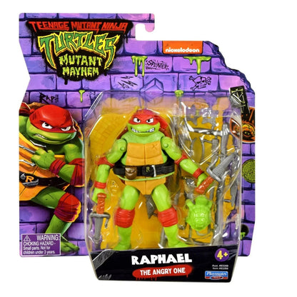 TMNT Mutant Mayhem Raphael Action Figure 4.6" | Playmates Toys | New & Sealed0