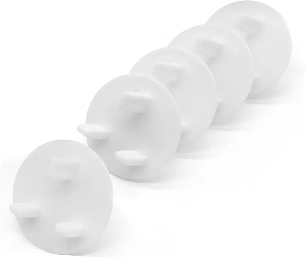 Pack of 5 UK 3 Pin Child Safety Blanking Plug Socket Cover Protecter0