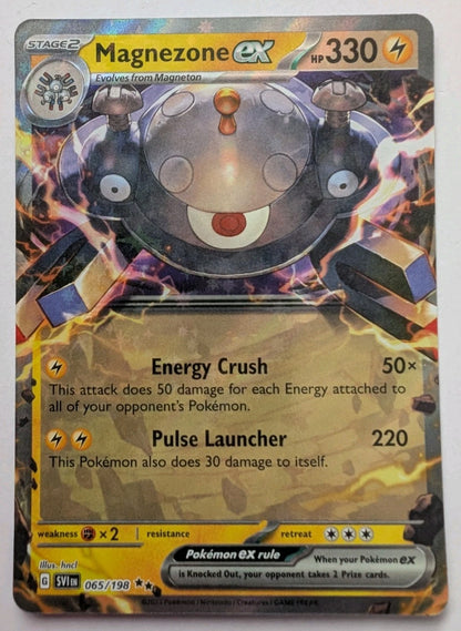 Pokemon TCG - Magnezone ex - 065/198 - Scarlet & Violet - Holo Double Rare - NM0