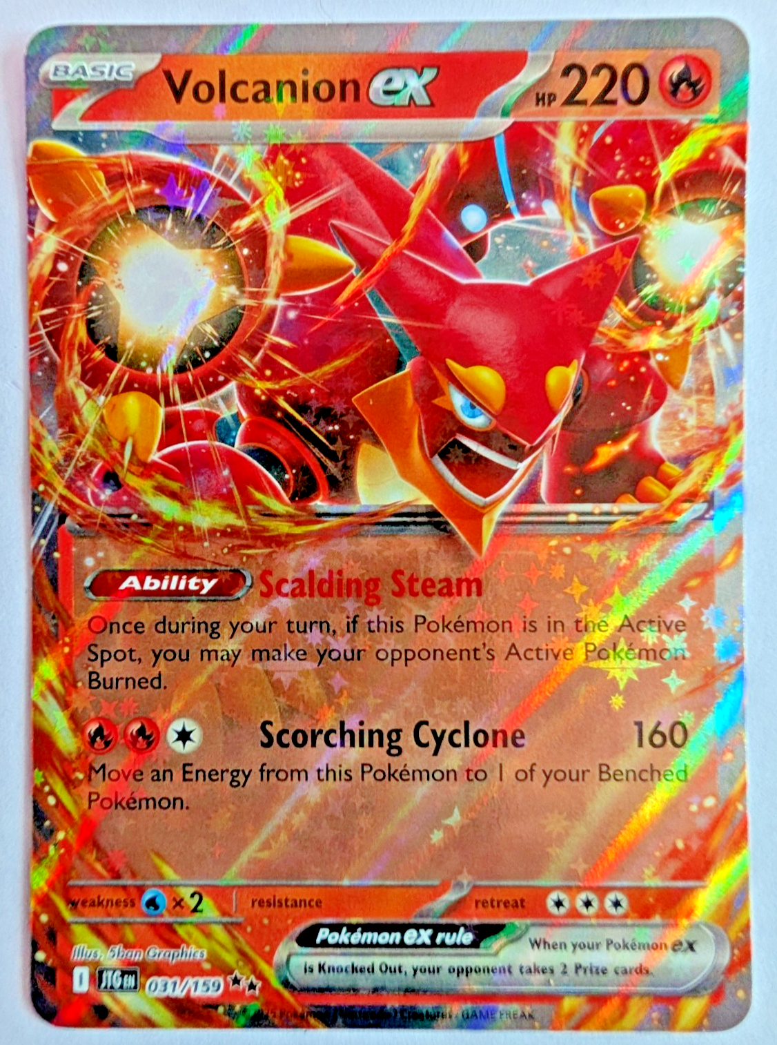 Pokémon TCG | Volcanion ex | 031/197 | Obsidian Flames | NM0