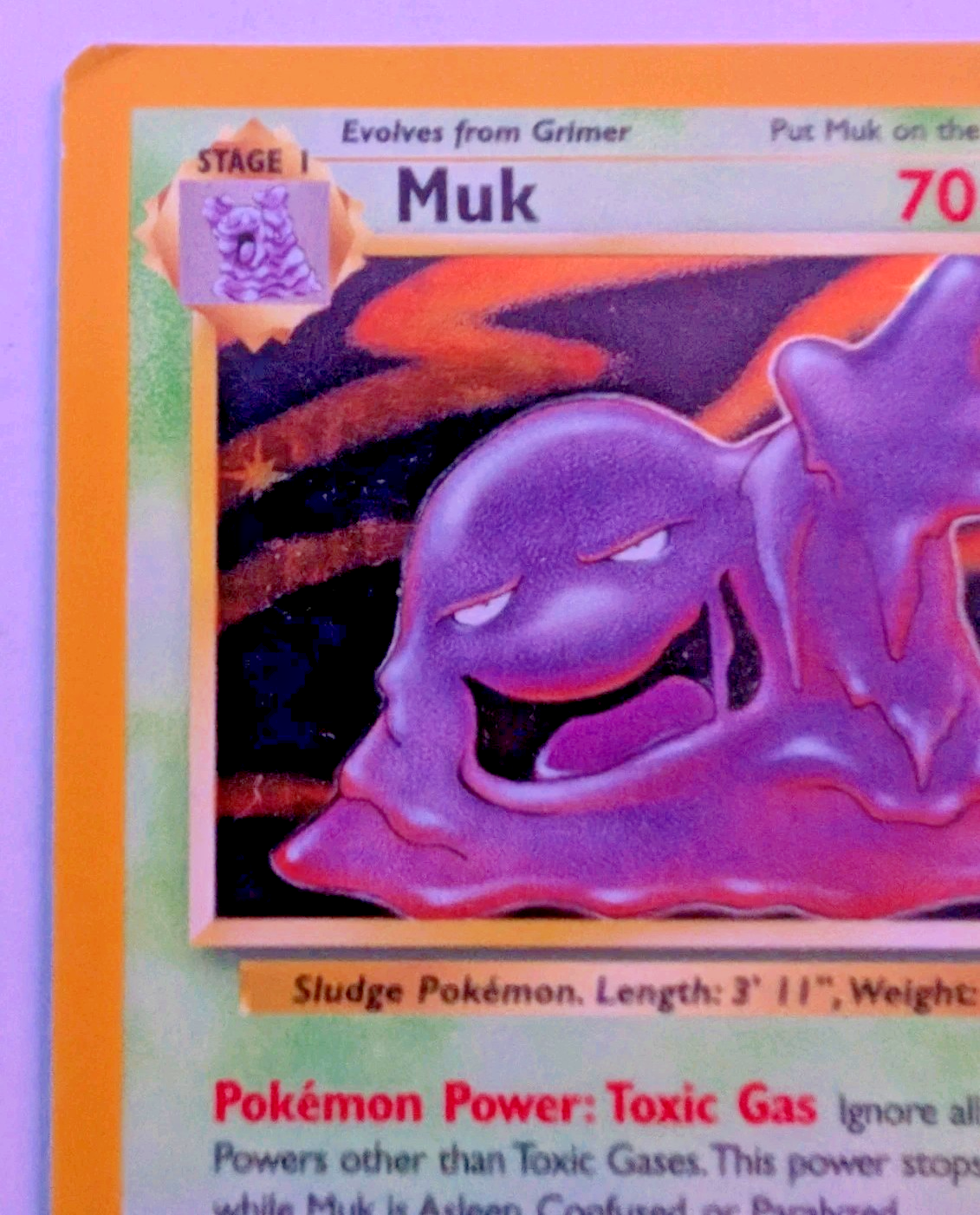 Pokémon TCG - Muk - 13/62 - Fossil - Holo Rare - Unlimited - MP1