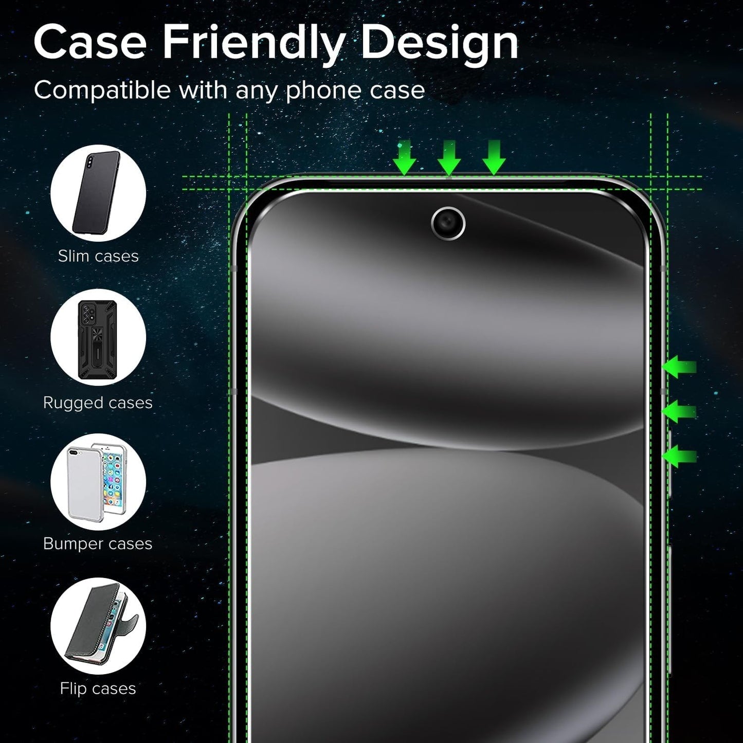 ivoler Screen Protector for Pixel 10/10 Pro/9/9 Pro – 3 Pack Tempered Glass5