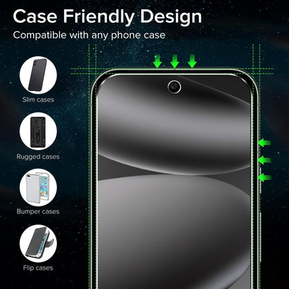 ivoler Screen Protector for Pixel 10/10 Pro/9/9 Pro – 3 Pack Tempered Glass5