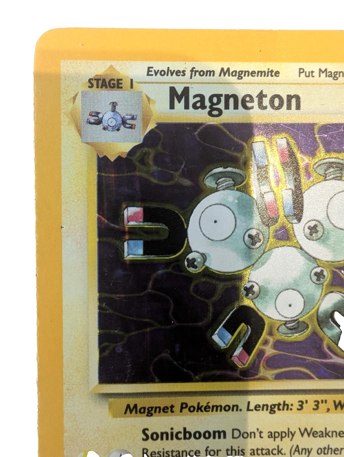 Pokémon TCG - Magneton - 11/62 - Fossil - Holo Rare - Unlimited - LP1