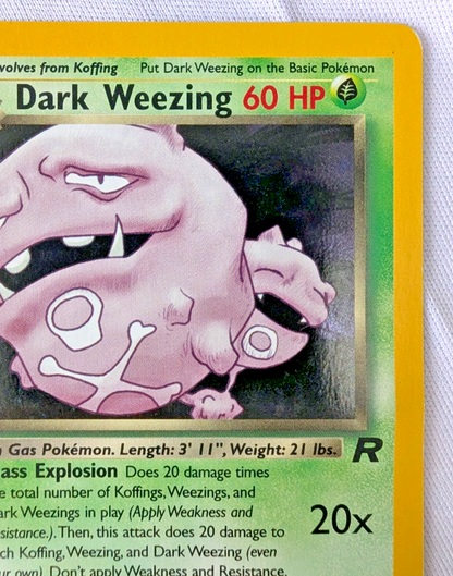 Pokemon TCG - Dark Weezing - 14/82 - Team Rocket - Holo Rare – LP2