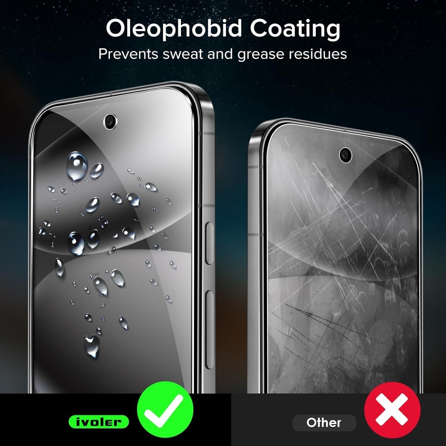 ivoler Screen Protector for Pixel 10/10 Pro/9/9 Pro – 3 Pack Tempered Glass6