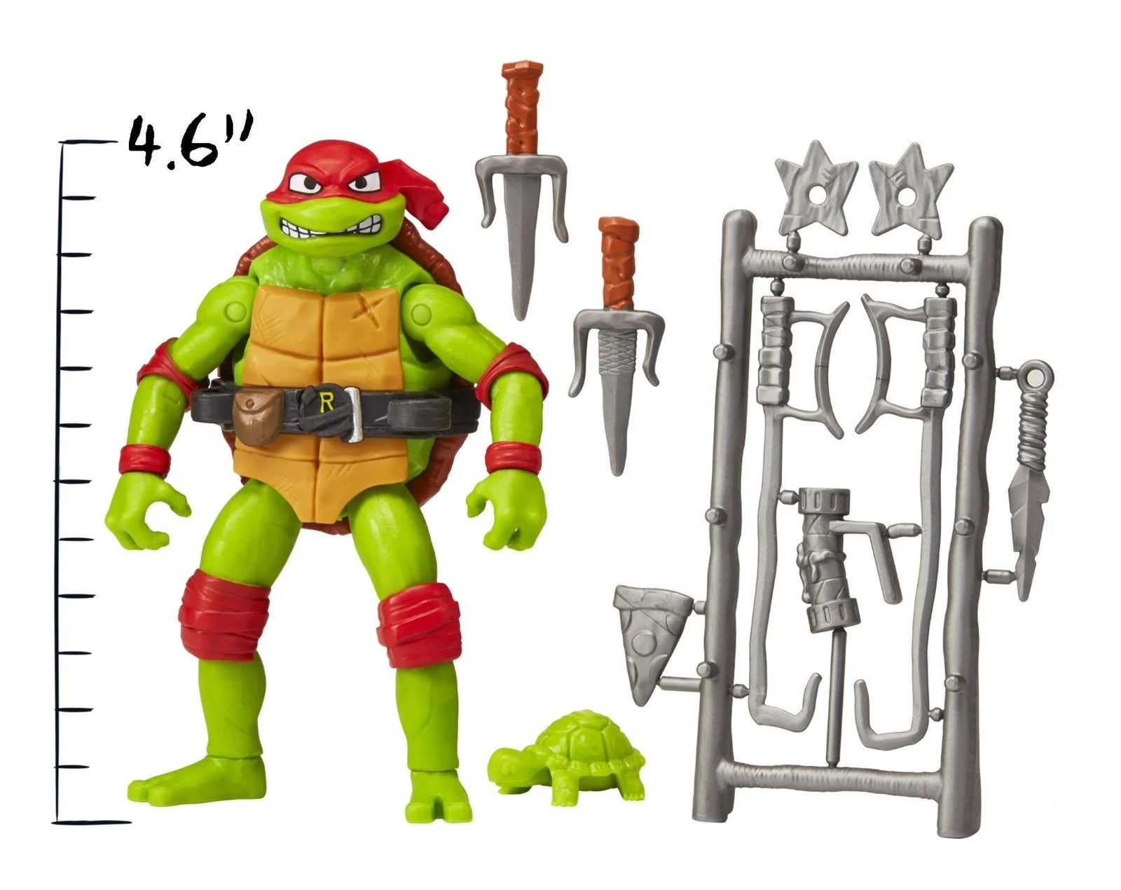 TMNT Mutant Mayhem Raphael Action Figure 4.6" | Playmates Toys | New & Sealed4