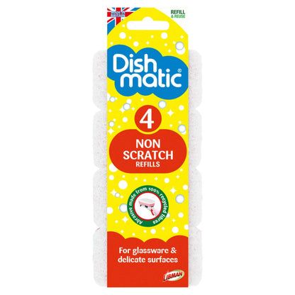 Dishmatic Complete Cleaning Kit | Handle + 9 Refills + Big Job Brush | Set2