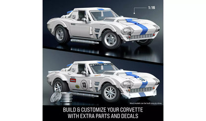 Hot Wheels Elite | Corvette Grand Sport | Mattel Brick Shop | 918 Pieces