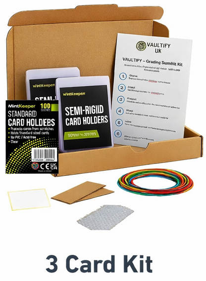 VaultifyUK Shield | Card Grading Submission Kit | Compatible with PSA, CGC & BGS