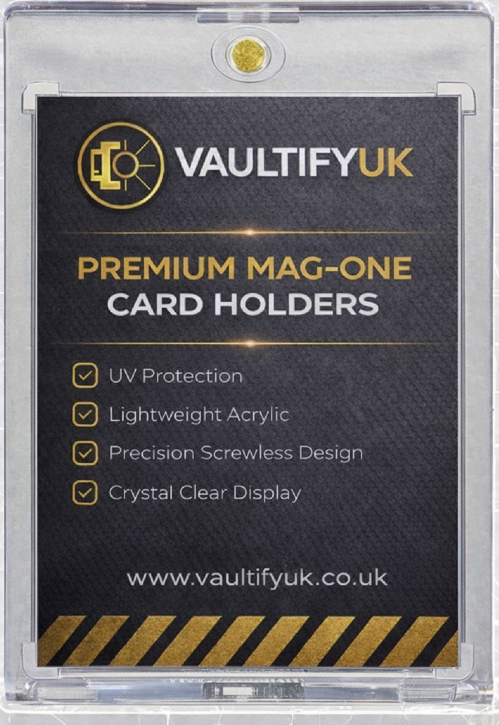 VaultifyUK Shield | Magnetic Card Holder | Trading Card Protection