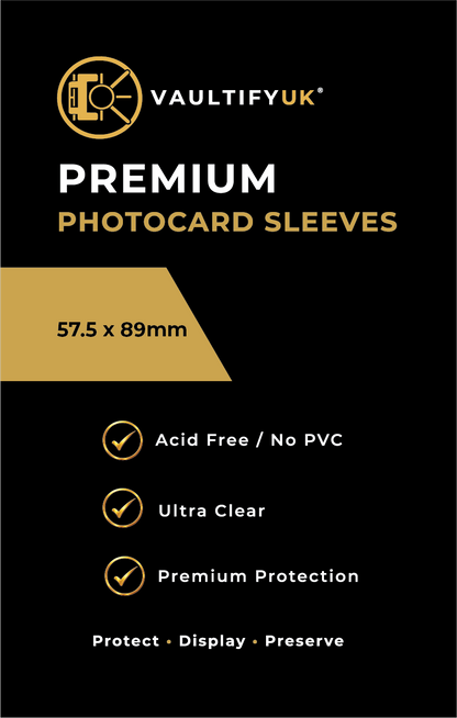VaultifyUK Shield | Premium Photocard Sleeves | 50 Pack