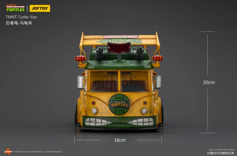 JOYTOY TMNT | Turtle Van Party Wagon | 1:18 Scale Vehicle