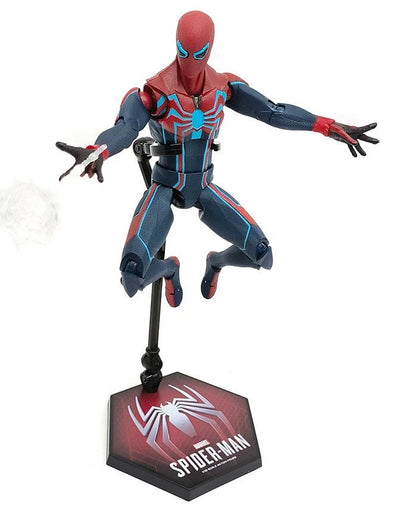ZD Toys Spider-Man action figure posed on branded display stand